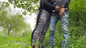 MILF takes giant cock in public, covered in cum