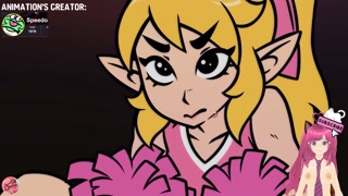 Zelda's Link gets double penetrated in his asshole (Femboy animation) (Speedo animation) - Jazziuu