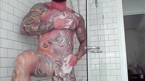 Tattooed Muscle Step dad shower