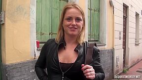 Amateur Blonde Babe From The Street - Porn Video