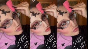 Sissy, I’ll Make You Lick My Glasses While I Spend Your Money - Humiliation JOI clip by FinDom Goaldigger