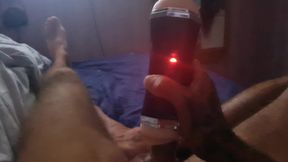 Late Night Quiet Not to Wake Lodger,masturbation Toy Vibrate Cock Cum,