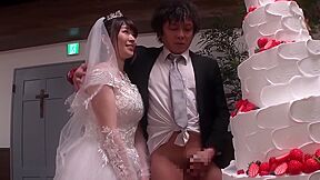 Christian Japanese Wedding With The Busty Bride And The Brides Maid Fucked In Church