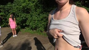Big shaft for little minx who wants to fuck in the van