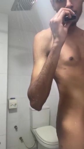 I am taking a shower and masturbating   Clip 2