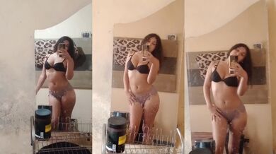 mulher gostosa de calcinha e sutiã