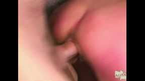 Flat-chested Asian babe enjoys intense nipple play and passionate vaginal penetration