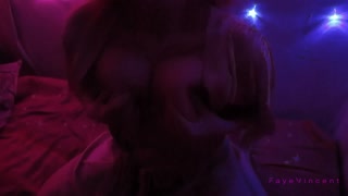 Shy teen touches her nipples with ice cube