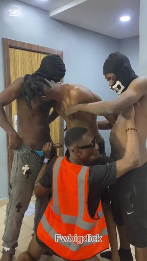 Maintenance Guy Takes Three Big Dick