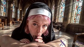 the nun absolves sins with the priest s big cock[ai]
