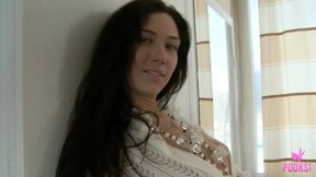 Horny Brunette Beauty Maddison's Shameless Pussy Play!