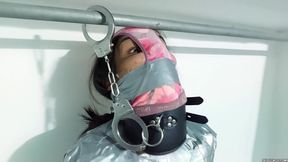 Panty Hooded Mummy Locked Up In The Attic - Selfgags