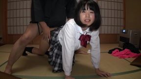 Tiny 18+-Titted Amateur Yuna Kimino Sucks & Licks Hard Cock