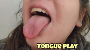 Tongue and Teeth Play, Licking and Showing My Crooked Smile with Fetish Oral Movements
