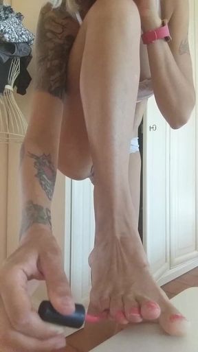 I Put Nail Polish on My Feet