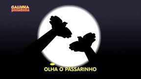 Galinha puta calvangando e recebemdo oq meresse