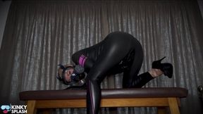 Gas Mask Wetsuit Wank: Cum On My Neoprene Crotch - MOV