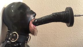 Machine Fucking A Rubber Pig Throat With Slime - Edition