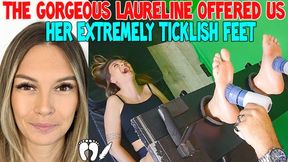 THE GORGEOUS LAURELINE OFFERED US HER EXTREMELY TICKLISH FEET - FULL HD MP4