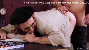 Axelle Rose Art Student [fullhd 1080p]