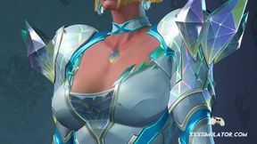 Emma Frost - Realistic 3D Blowjob