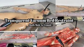 Transparent Vacuum Bed Bondage – Both Male & Female!