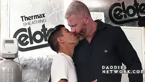 Hungry Twink Devours Bosss Cock in Steamy Office Blowbang Feast – 18+