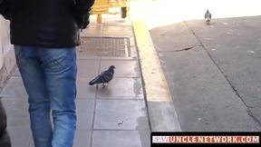 SayUncleNetwork.com - Handsome Latino takes raw cock in ass deep till dineros