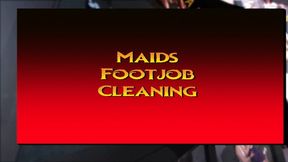 Housemaids Footjob Cleaning 3