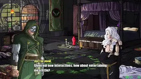 Sexy stripper Ratri shows off her moves for Doom, slowly undressing and