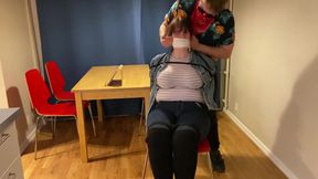 Chubby Reporter Bound Gagged