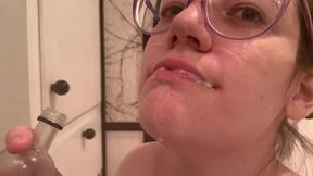 milking huge, full tits into tight little hole