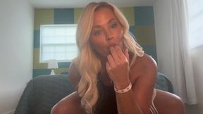 HOT MILF cums Twice on BBC Dildo