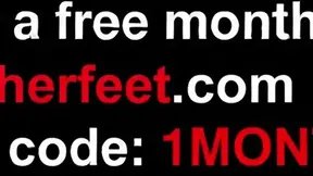 JOI Foot Tease With Brunette Hottie Beca Barbie