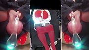 Crossdressing Show of myself - Precum Condom Lights Dance Full Condoms Daddy - Cuckold Cum Used Condom Futanari Paradise Futa Real Saline Balls Sissy