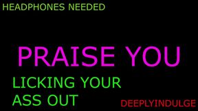 Praise Kink: Soft-spoken hunk makes you wet with intense rimming