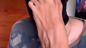 His Face Lost In My Soles