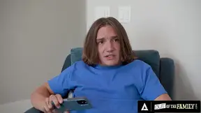 OUT OF THE FAMILY - Sexy Blonde River Lynn Seduces Stepcousin For Hot Sex