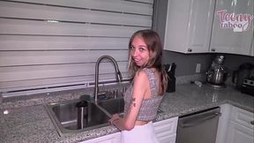 StepDad Seth Fucks Breezy Bri As Soon As His Wifes'_ Away From Home!