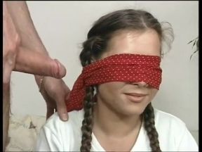 She gets more horny when he puts blindfold on her eyes