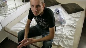 Slim Czech Dude Gets Pounded in Tiny Bathroom - XXX Gay