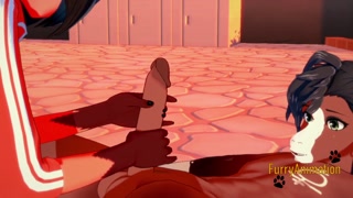 BNA Hentai - Michiru having sex with a Horse