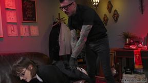 Tattooed priest anal bangs shemale
