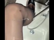 Pretty asian crossdressers play in the hotel