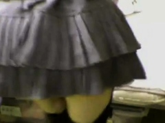 Teen Japanese CD stockings and skirt jo