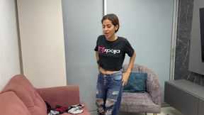I Give My Best Friend a Hard Fuck After Watching Her Masturbate While Smelling My Underwear.