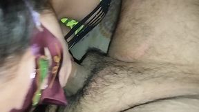 SEXO ORAL MAMADA PROFUNDA. ME AHOGA CON SU PIJA LE PIDO QUE PARE