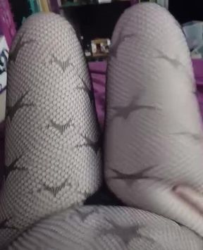 White teen in antique morphs into a nymph
