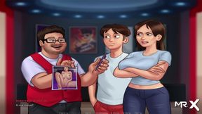 SummertimeSaga - Pussy Caressing at the Cinema