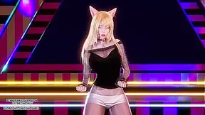 Ahris Seductive Dance Teases My Body in Steamy K-Pop MMD Fantasy – 4K